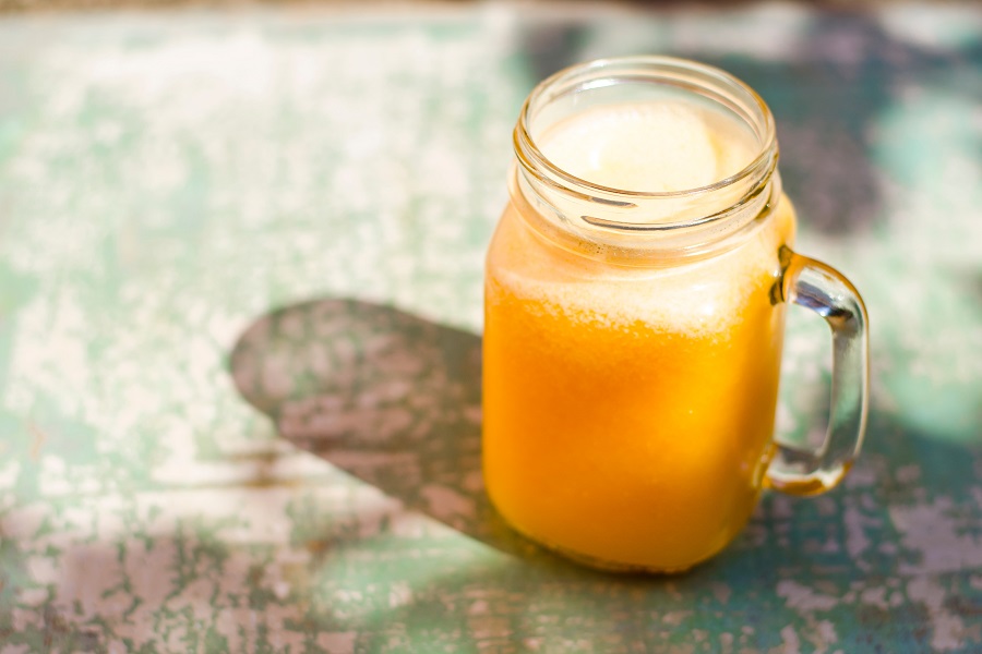 Смузи из моркови и апельсина - диетический напиток - рецепт